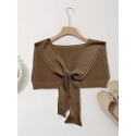 Chic Knit Shawl Wrap - Solid Color, Sleeveless Cardigan for Women | Perfect for Spring & Fall